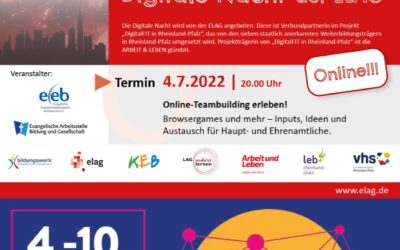 Digitale Nacht: Online-Teambuilding erleben! | Montag, 04.07.22 – 20 Uhr