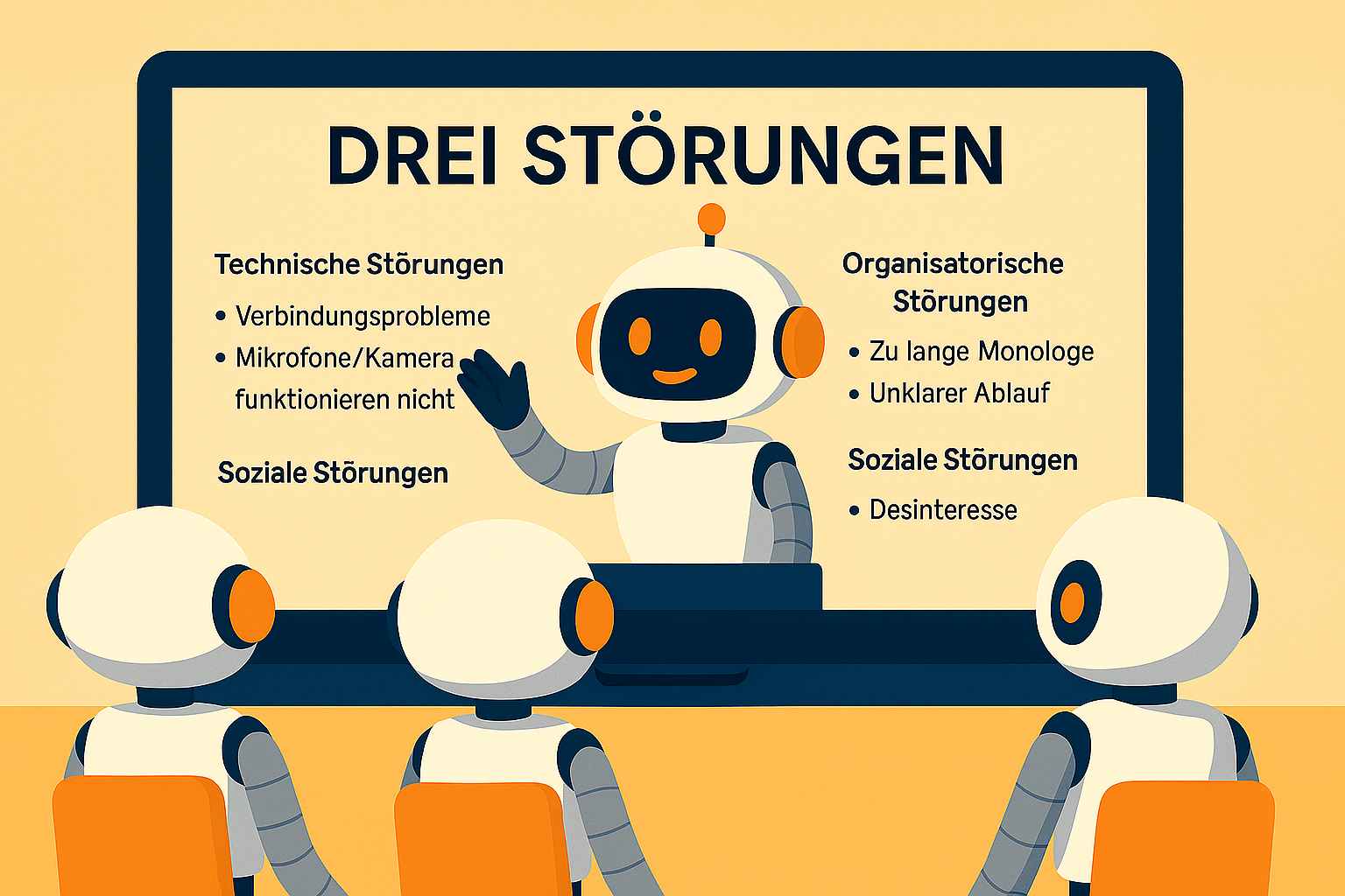 Störungen in digitalen Veranstaltungen