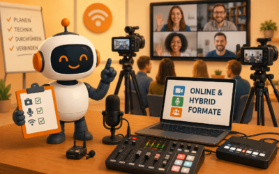 Technik für Online- und Hybridformate